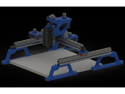 lil' blue - desktop cnc laser dadsfriendlyrobotcompany 3d print model - Mito3D