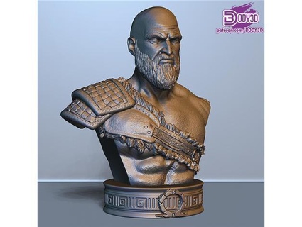 Kratos body 3d 3d print model - Mito3D