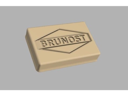 Queso moreno marrón queso tapa torby 3d print model - Mito3D