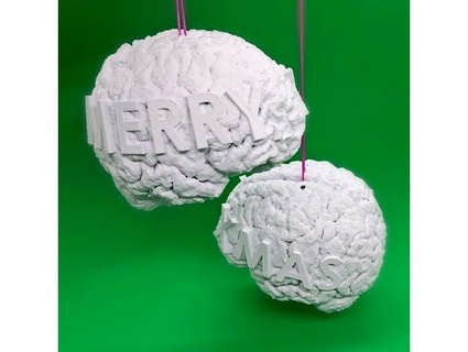 xmas brain decoration edditive 3d print model - Mito3D