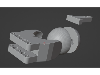 Lego 4xl junta esférica martelo presente 3d print model - Mito3D