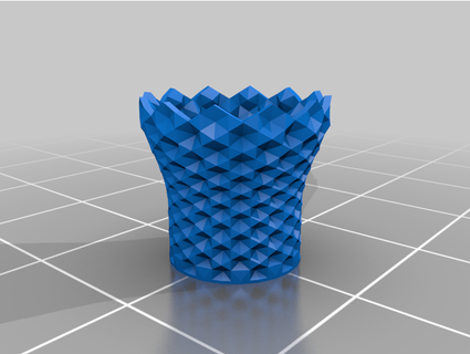 hexagon pattern planter bradleybell2 3d print model - Mito3D