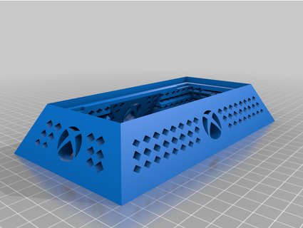 xbox serie estante soporte vertical velocidad sombra 3d print model - Mito3D