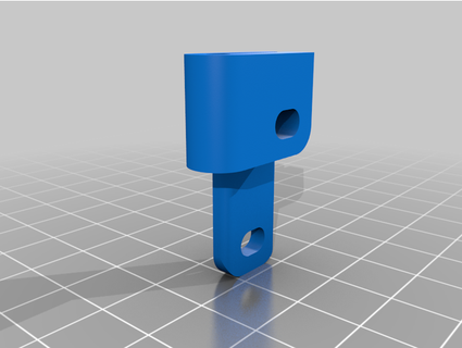 layer cooling tube mount modix 32 dia right hand takoto 3d print model - Mito3D