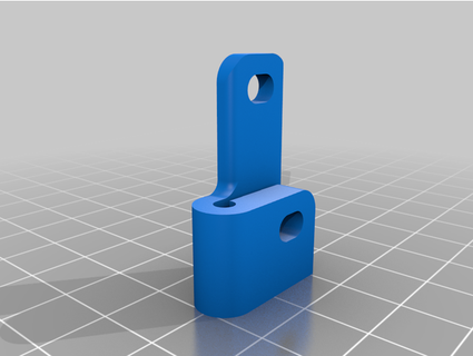 layer cooling tube mount modix 32 dia left hand takoto 3d print model - Mito3D
