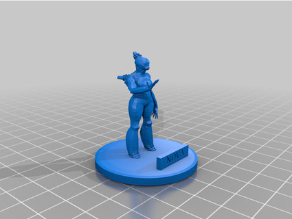 nova statua personalizzato warframe onyxcrimsonblur 3d print model - Mito3D