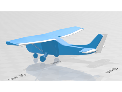 Cessna 172 badhairday93 3d print model - Mito3D