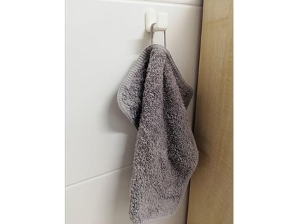 solteiro gancho toalhas branco panter 3d print model - Mito3D