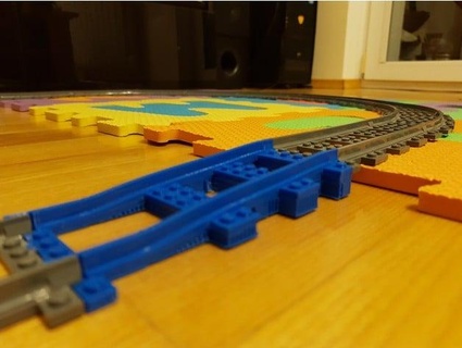 Lego tren yapışkan adam1004a 3d print model - Mito3D