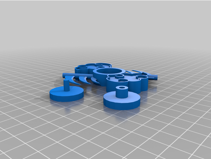 Akatsuki inquietação spinner Rhys 3dprinting 3d print model - Mito3D