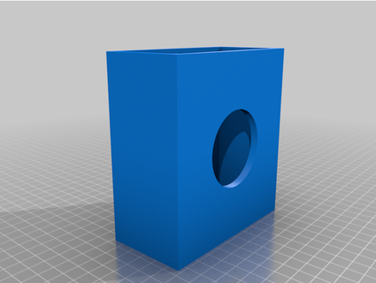 caja agujero tarjeta circuito impreso 100mm caso funda usos 3d print model - Mito3D