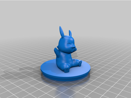 boîte dents Pikachu aimé 3d print model - Mito3D