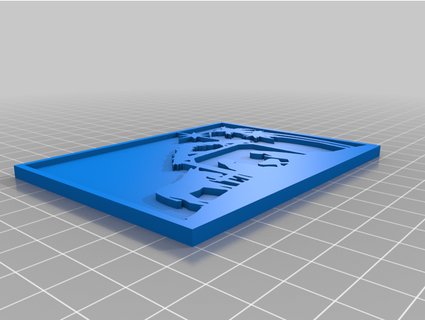 Tabelle Litho Chados Höhle 3d print model - Mito3D