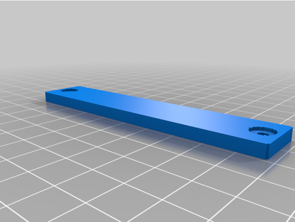 3d barra oblicua montantes tubo subida terminado 100mm cosmopolita 3d print model - Mito3D
