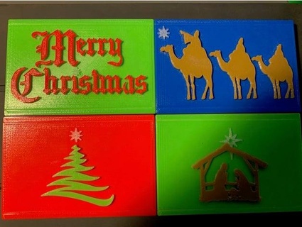 gift card box 6 tops unixcommando 3d print model - Mito3D