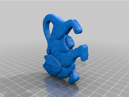 tiger shaped collana pcn3dprinting 3d print model - Mito3D