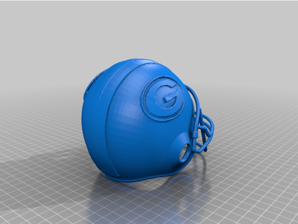 greenbay packers helmet zatamite 3d print model - Mito3D