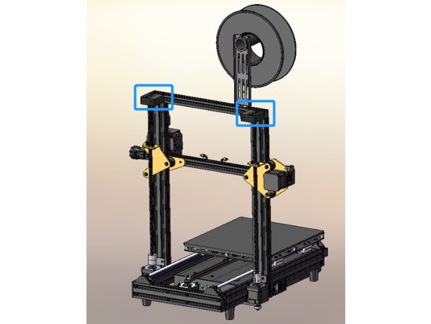 kywoo magnate sottile 3d stampante piombo vite cuscinetto assemblaggio unità ufficiale 3D print model - Mito3D