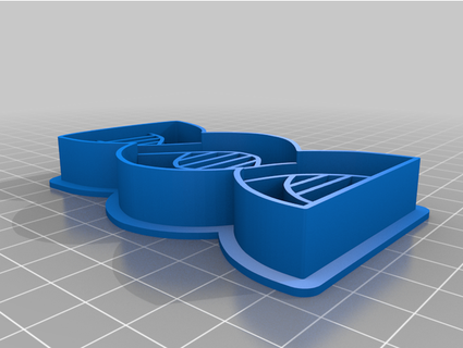 dna cookie cutter Nhmw nhmwien 3d print model - Mito3D
