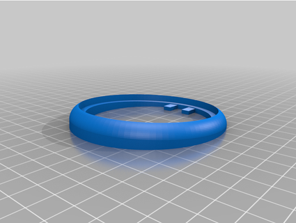 karmann ghia side reflector ring dukeperson 3d print model - Mito3D