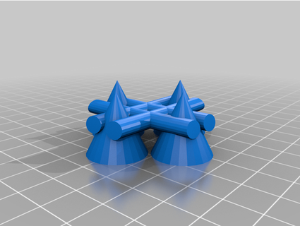 rubik's cube holder jon e palmer 3d print model - Mito3D