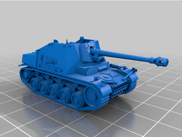 ritterkrieg 15mm marder ii ritterkrieg1 3D print model - Mito3D