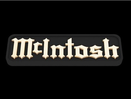 mcintosh logo yüksek kalibre 3d print model - Mito3D
