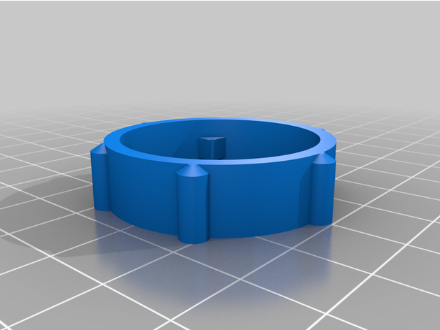 ender 5 più corto bobina titolare supporto Noce reazione 3D print model - Mito3D