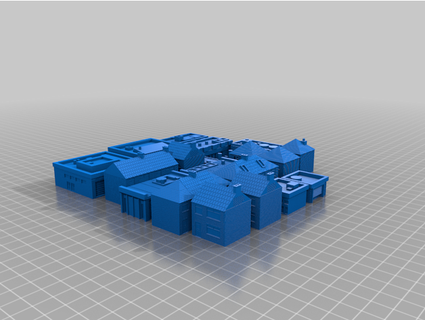 savaş arabaları Savaş bisikletleri binalar 6mm taccoville nz toffer 3d print model - Mito3D