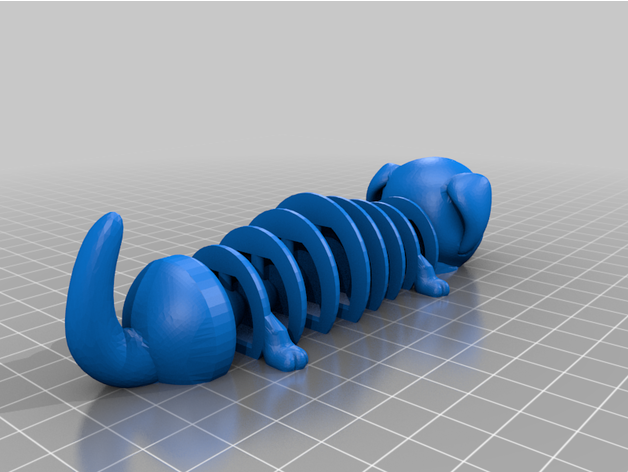chien chenille alias1970 3D print model - Mito3D