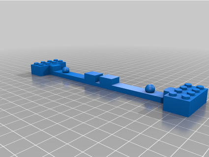 carrera lego bridge adapter mdirk 3d print model - Mito3D