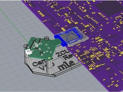 sd mux taşıyıcı xilinx zcu102 missinglinkelectronics 3d print model - Mito3D