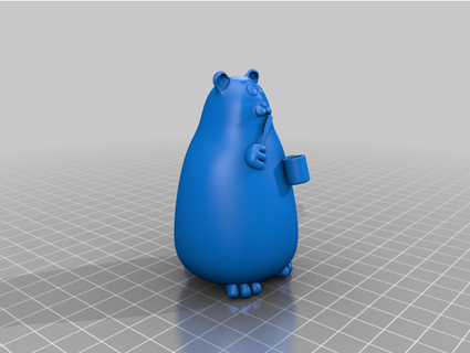 toothpaste bear creator hyaku 3d print model - Mito3D