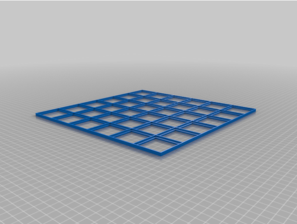 carcassonne 6x6 tile grid system toto-42 3d print model - Mito3D
