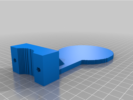 3d slash rad shd vert mount v1 szuwarp 3d print model - Mito3D