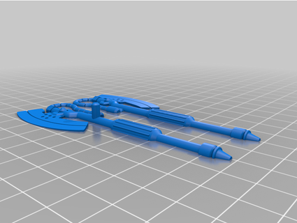zaku mobile suite - italymaker kit weapons 3d print model - Mito3D