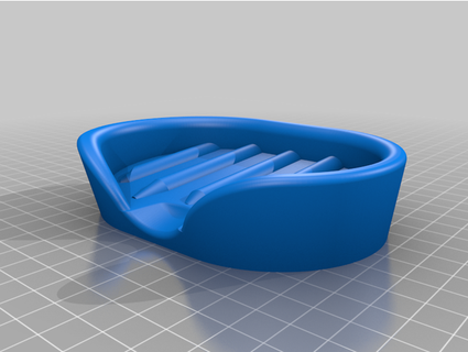 soap dish v2 bigger printing budget 3d print model - Mito3D