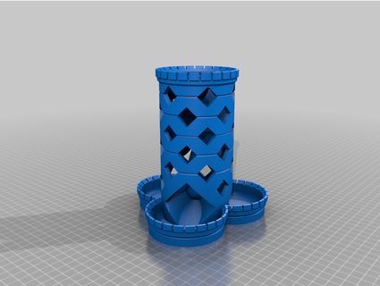 curta torre bagunçado editar anobetal 3d print model - Mito3D