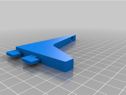 rubbermaid adjustable shelf bracket hotdogface 3d print model - Mito3D