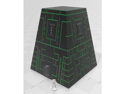 kendin yap Necron ziggurat büyük wh40k fromtragg 3d print model - Mito3D
