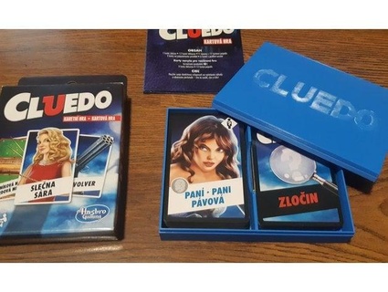 cluedo card game - insert box cards 3details 3d print model - Mito3D