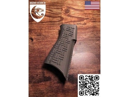 ar15 5 angled pistol grip macnaydesign3d 3d print model - Mito3D