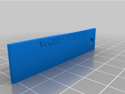 place code série flexible 3d print model - Mito3D