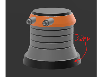 stationary turret dumnorix 3d print model - Mito3D
