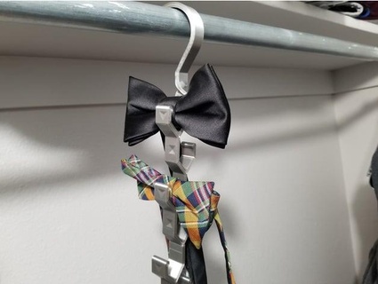 corbata moño percha vagabundo 3d print model - Mito3D