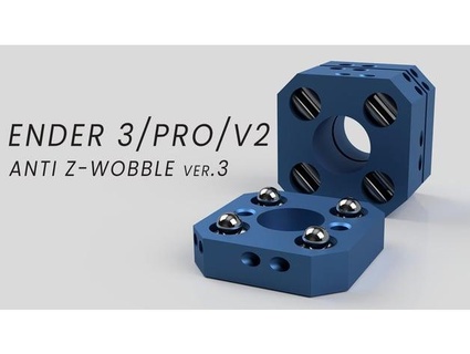 ender 3 pro v2 z axis anti wobble nut - direct drive tekti 3d print model - Mito3D