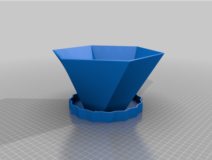 hexa twist ev bitki tencere samuelkarl5 3d print model - Mito3D