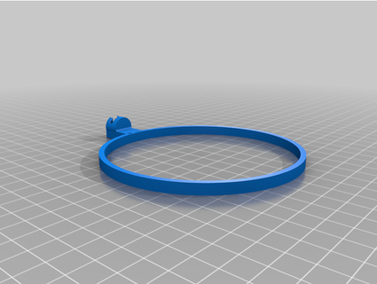 aquarium feeding ring 10mm needs sucker phiddler2 3d print model - Mito3D