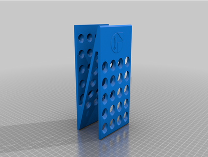 culture tube rack jasonlgardiner 3d print model - Mito3D