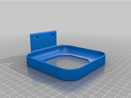 shaw bluecurve modem wall bracket crstrand 3d print model - Mito3D